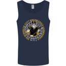 A Viking Man Mens Vest Tank Top Navy Blue