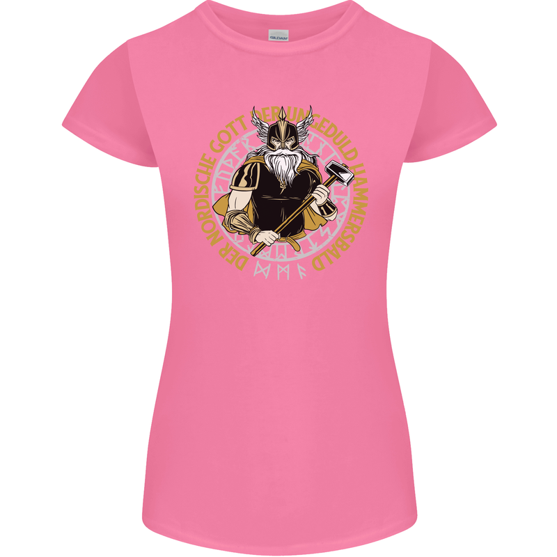A Viking Man Womens Petite Cut T-Shirt Azalea