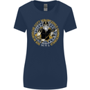 A Viking Man Womens Wider Cut T-Shirt Navy Blue