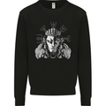 A Viking Shield Maiden Kids Sweatshirt Jumper Black