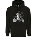 A Viking Shield Maiden Mens 80% Cotton Hoodie Black