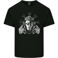 A Viking Shield Maiden Mens Cotton T-Shirt Tee Top Black