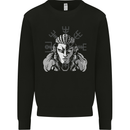 A Viking Shield Maiden Mens Sweatshirt Jumper Black