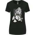A Viking Shield Maiden Warrior Womens Wider Cut T-Shirt Black
