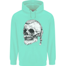 A Viking Skull Childrens Kids Hoodie Peppermint