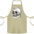 A Viking Skull Cotton Apron 100% Organic Khaki