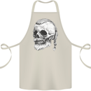 A Viking Skull Cotton Apron 100% Organic Natural