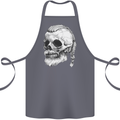 A Viking Skull Cotton Apron 100% Organic Steel