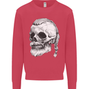 A Viking Skull Kids Sweatshirt Jumper Heliconia