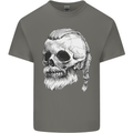 A Viking Skull Kids T-Shirt Childrens Charcoal