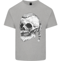 A Viking Skull Kids T-Shirt Childrens Sports Grey