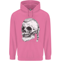 A Viking Skull Mens 80% Cotton Hoodie Azelea