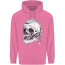 A Viking Skull Mens 80% Cotton Hoodie Azelea