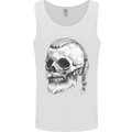 A Viking Skull Mens Vest Tank Top White