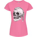 A Viking Skull Womens Petite Cut T-Shirt Azalea