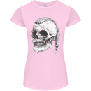 A Viking Skull Womens Petite Cut T-Shirt Light Pink