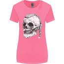 A Viking Skull Womens Wider Cut T-Shirt Azalea