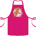 A Viking With a Hammer Thor Tribal Valhalla Cotton Apron 100% Organic Pink