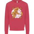 A Viking With a Hammer Thor Tribal Valhalla Mens Sweatshirt Jumper Heliconia