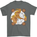 A Viking With a Hammer Thor Tribal Valhalla Mens T-Shirt Cotton Gildan Charcoal