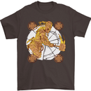 A Viking With a Hammer Thor Tribal Valhalla Mens T-Shirt Cotton Gildan Dark Chocolate