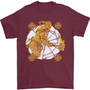A Viking With a Hammer Thor Tribal Valhalla Mens T-Shirt Cotton Gildan Maroon