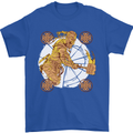 A Viking With a Hammer Thor Tribal Valhalla Mens T-Shirt Cotton Gildan Royal Blue