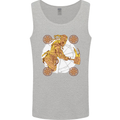 A Viking With a Hammer Thor Tribal Valhalla Mens Vest Tank Top Sports Grey
