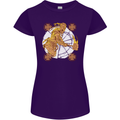 A Viking With a Hammer Thor Tribal Valhalla Womens Petite Cut T-Shirt Purple