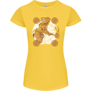 A Viking With a Hammer Thor Tribal Valhalla Womens Petite Cut T-Shirt Yellow