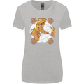 A Viking With a Hammer Thor Tribal Valhalla Womens Wider Cut T-Shirt Sports Grey