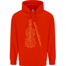 A Violin Cello Childrens Kids Hoodie Bright Red