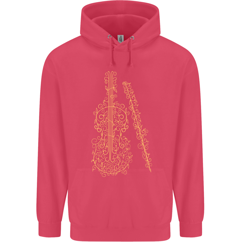 A Violin Cello Childrens Kids Hoodie Heliconia