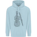 A Violin Cello Childrens Kids Hoodie Light Blue