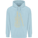 A Violin Cello Childrens Kids Hoodie Light Blue