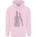 A Violin Cello Childrens Kids Hoodie Light Pink