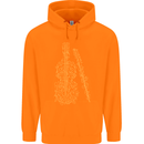 A Violin Cello Childrens Kids Hoodie Orange