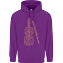 A Violin Cello Childrens Kids Hoodie Purple