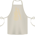 A Violin Cello Cotton Apron 100% Organic Natural