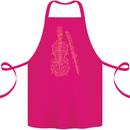 A Violin Cello Cotton Apron 100% Organic Pink