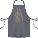A Violin Cello Cotton Apron 100% Organic Steel