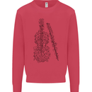 A Violin Cello Kids Sweatshirt Jumper Heliconia