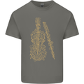 A Violin Cello Kids T-Shirt Childrens Charcoal