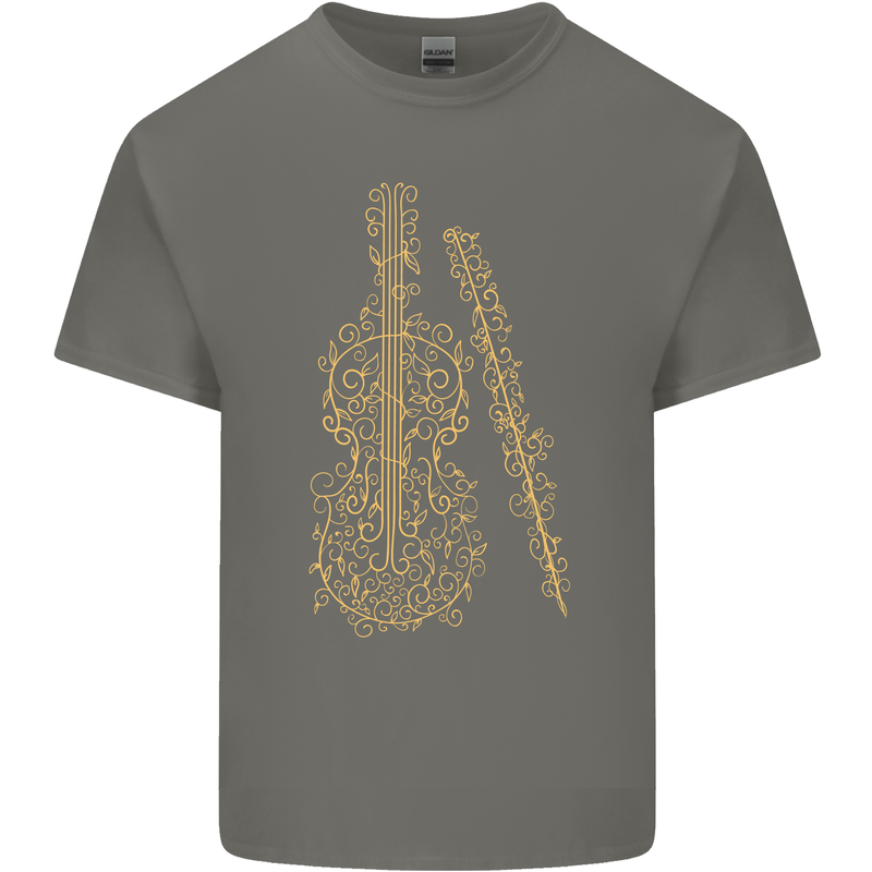 A Violin Cello Kids T-Shirt Childrens Charcoal