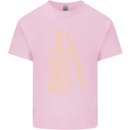 A Violin Cello Kids T-Shirt Childrens Light Pink