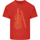 A Violin Cello Kids T-Shirt Childrens Red