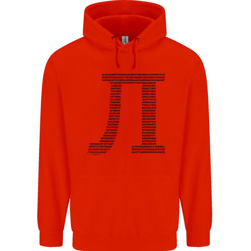 A Violin Cello Mens 80% Cotton Hoodie Bright Red