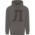A Violin Cello Mens 80% Cotton Hoodie Charcoal