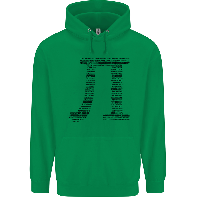 A Violin Cello Mens 80% Cotton Hoodie Irish Green