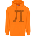 A Violin Cello Mens 80% Cotton Hoodie Orange